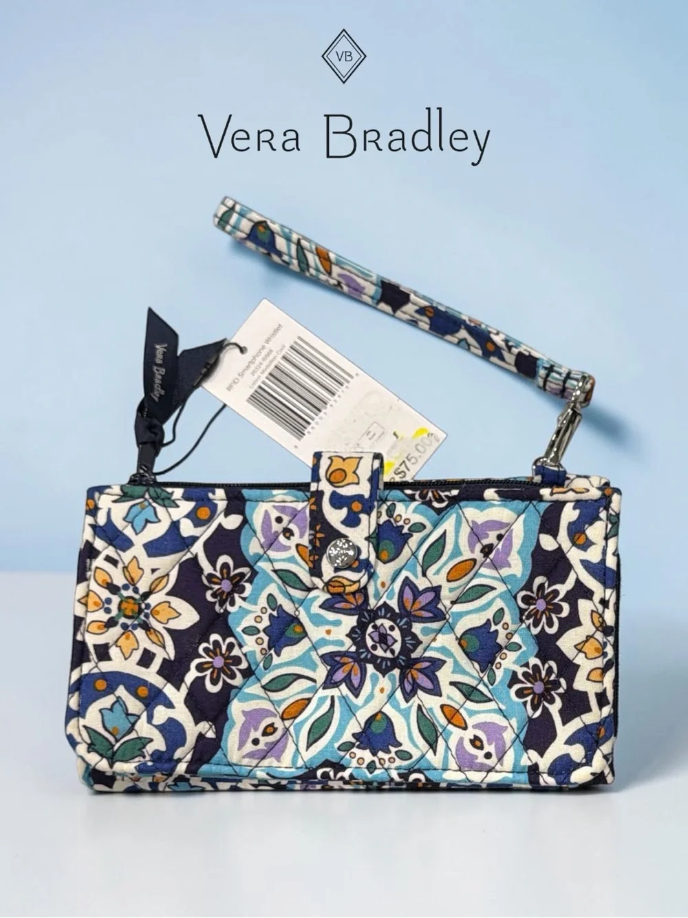 Vera Bradley RFID‎ Lisbon Medallion Cool Wristlet
